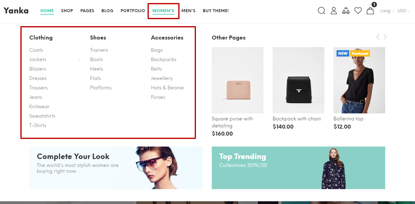 Create Simple submenu with title
