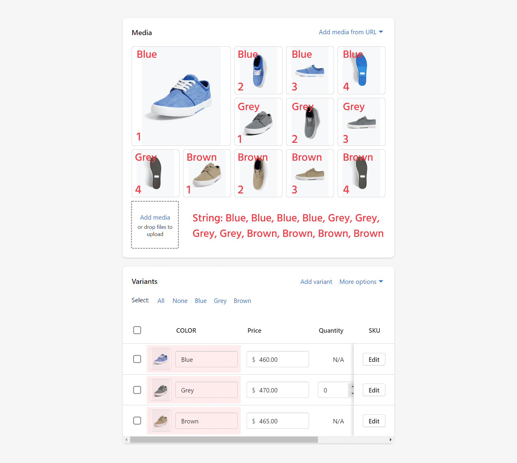 product page