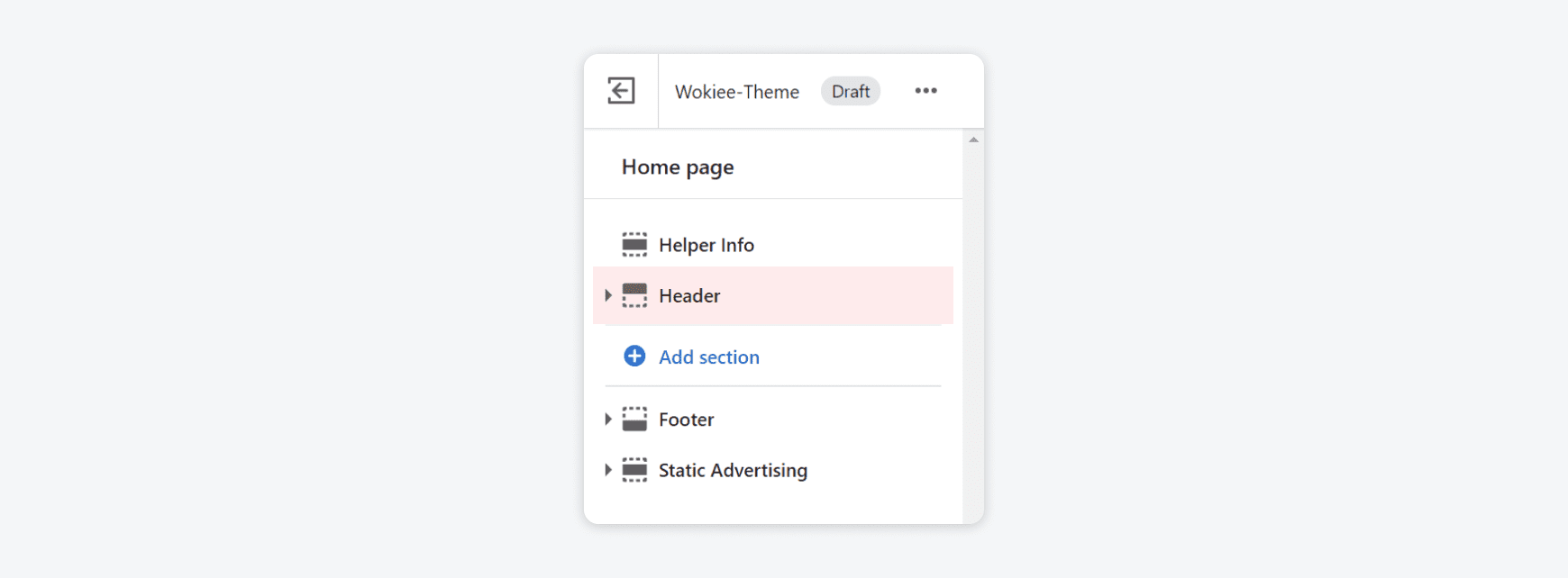 HEADER SECTION