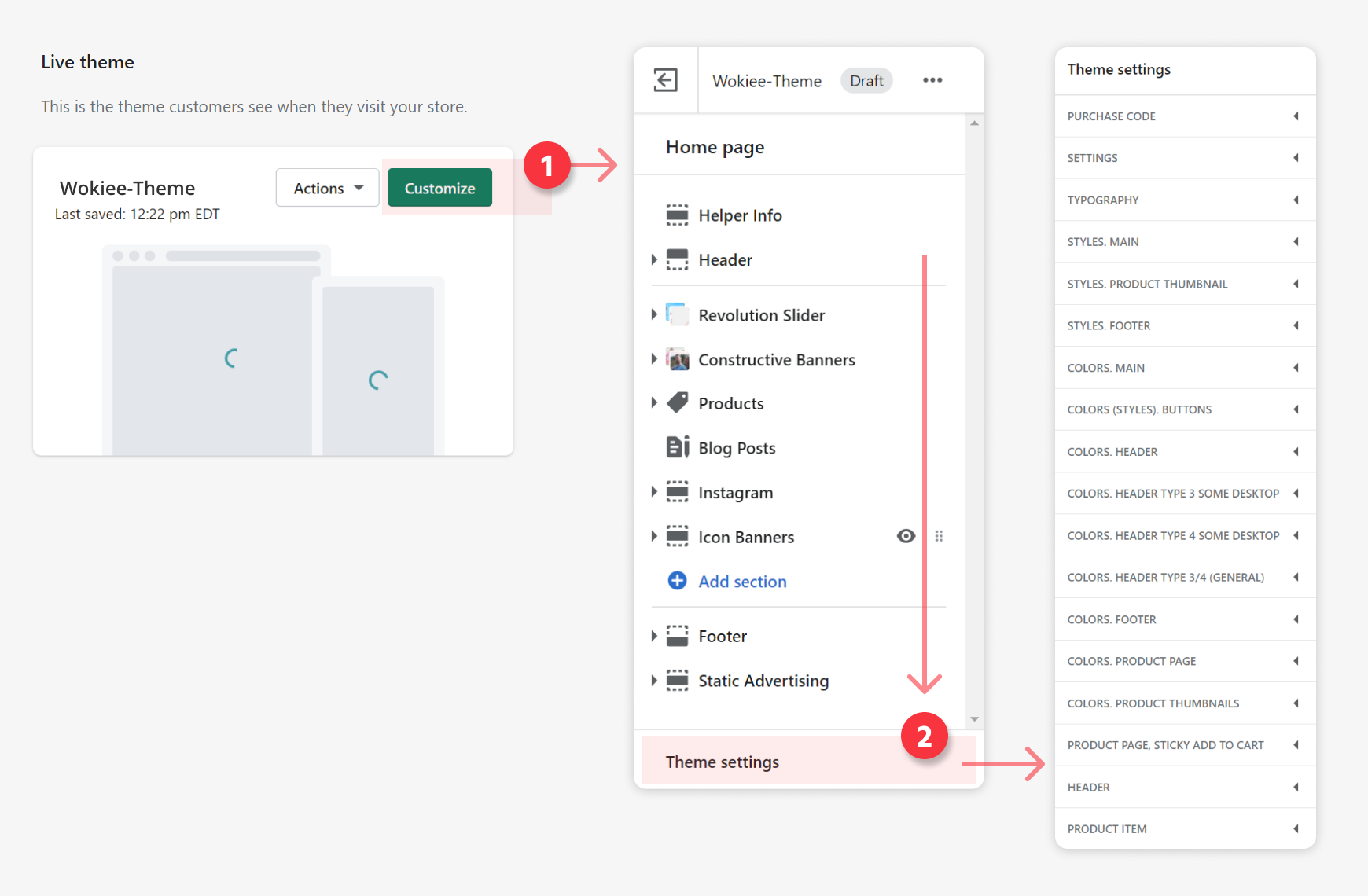 THEME SETTINGS