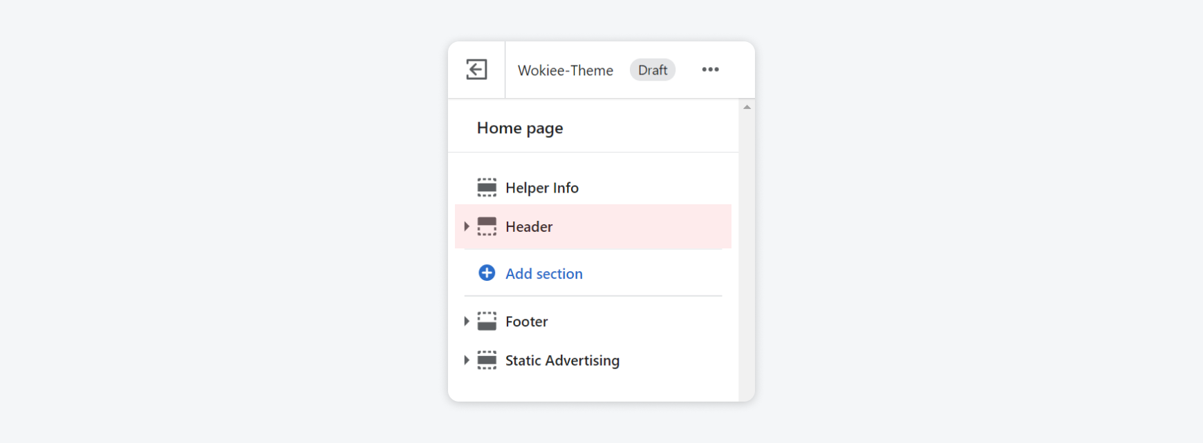 HEADER SECTION