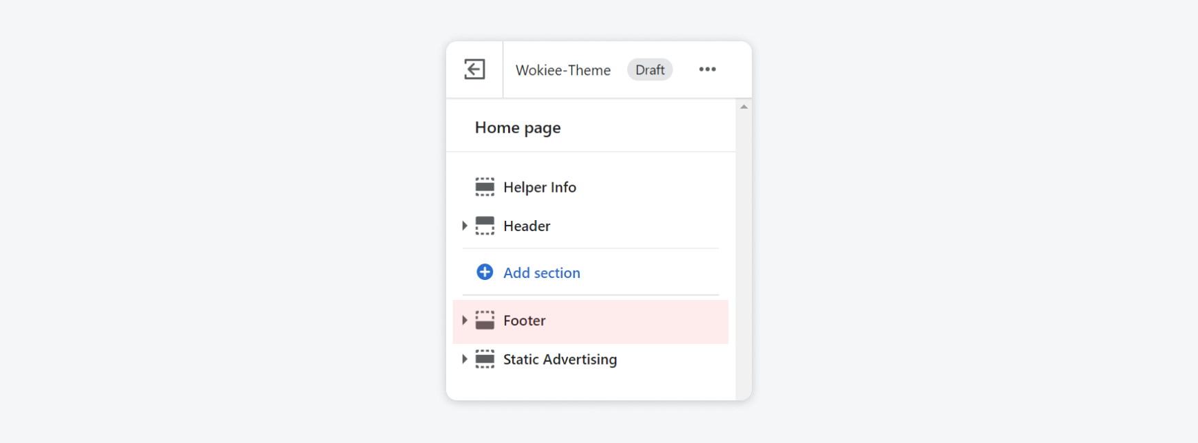 FOOTER ADDRESS FIELD