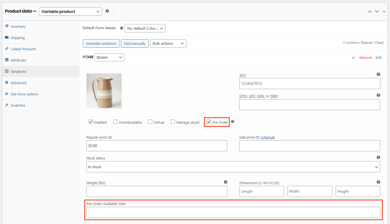How to use Pre-Order - Porto Documentation