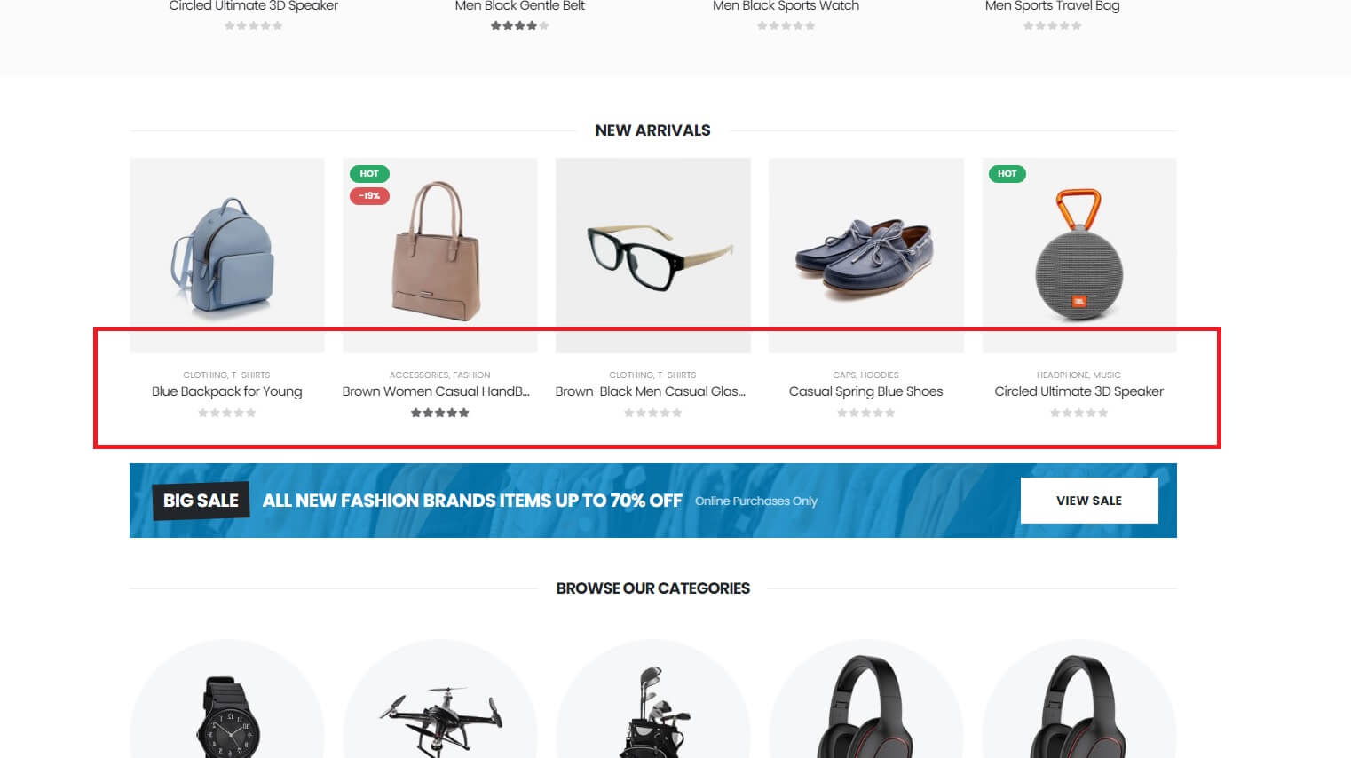 Catalog Frontend without Catalog
