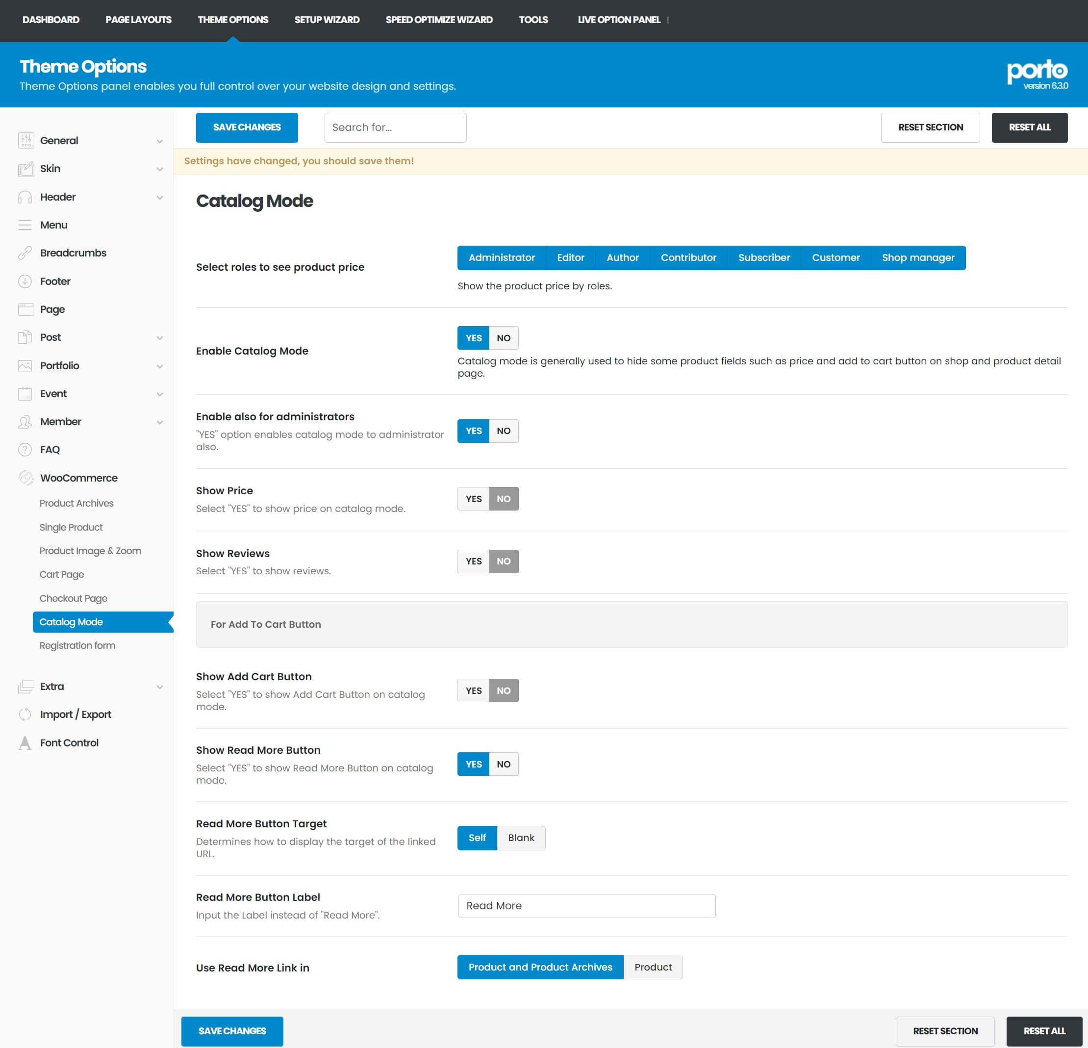 Catalog Mode