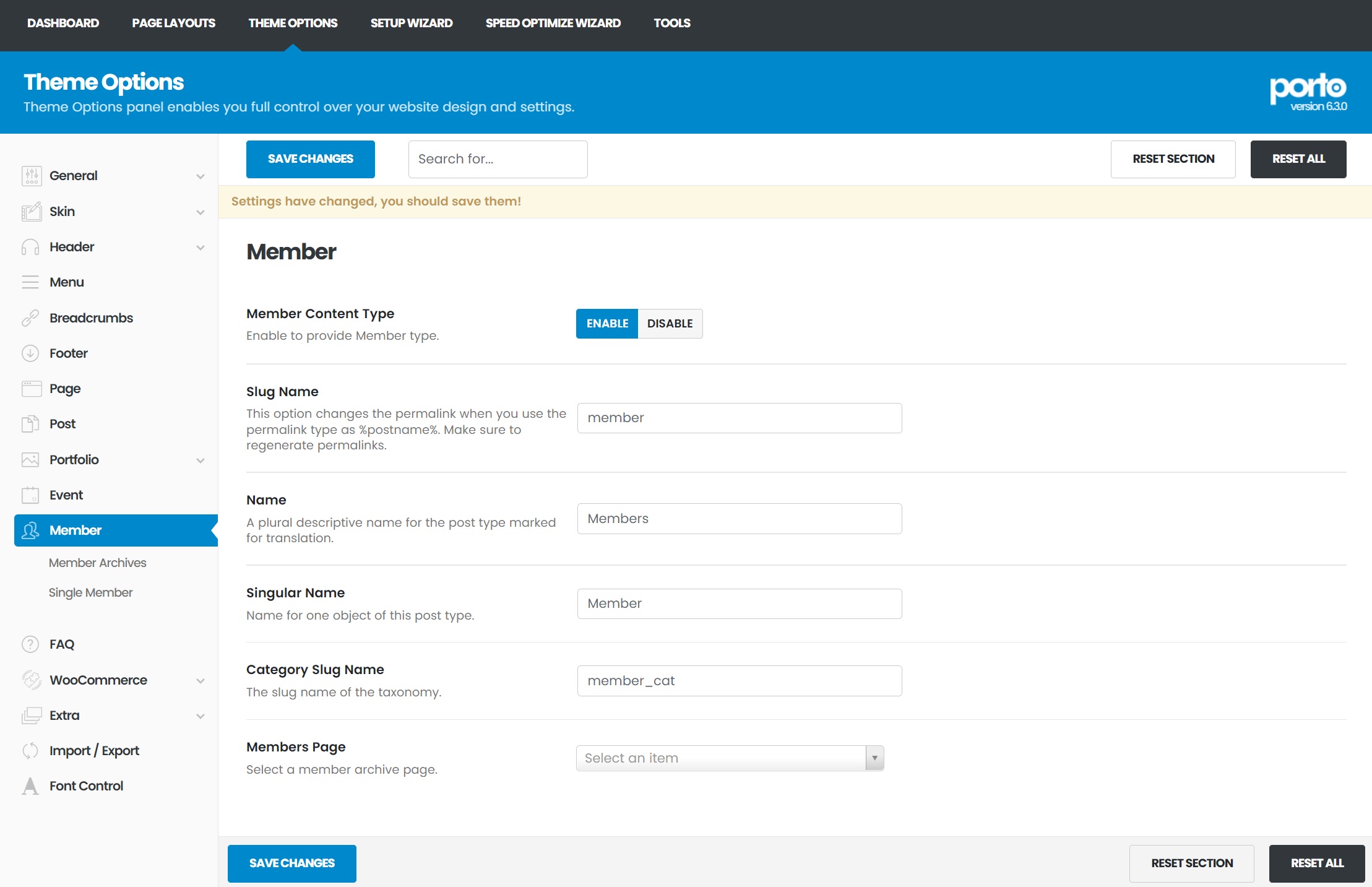 Member option for Soft Mode