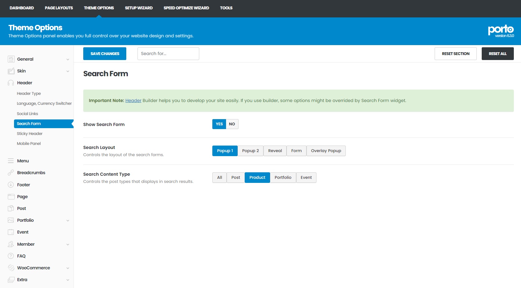 Search Form for Soft Mode