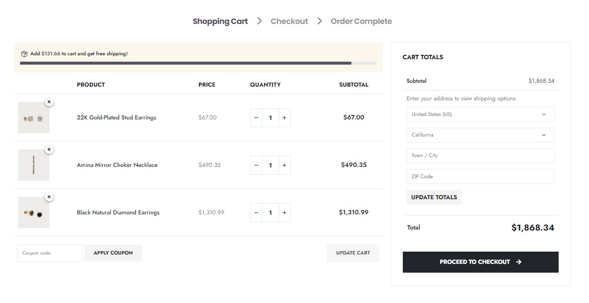 Free Shipping Bar