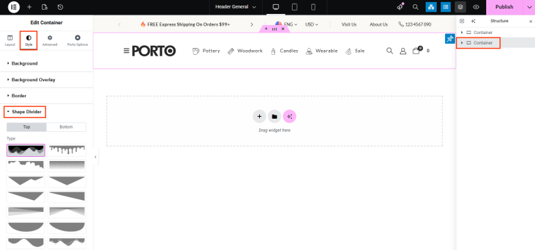 Shape Divider - Porto Documentation