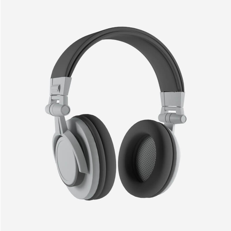 Gray Headset Black Grey Headset - Porto Shop 21
