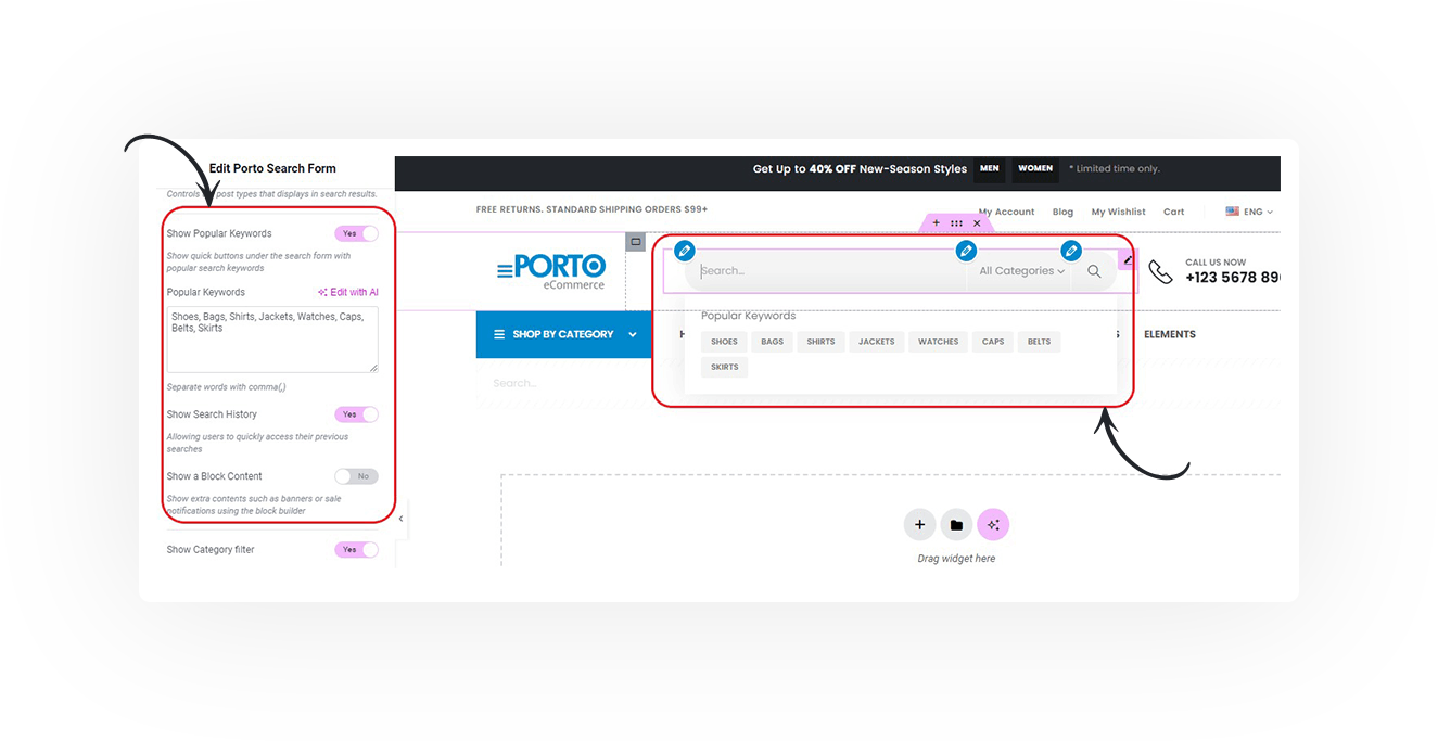 Elevated Search Experience