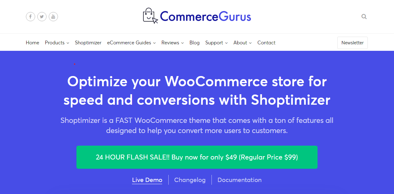 Shoptimizer WooCommerce Theme