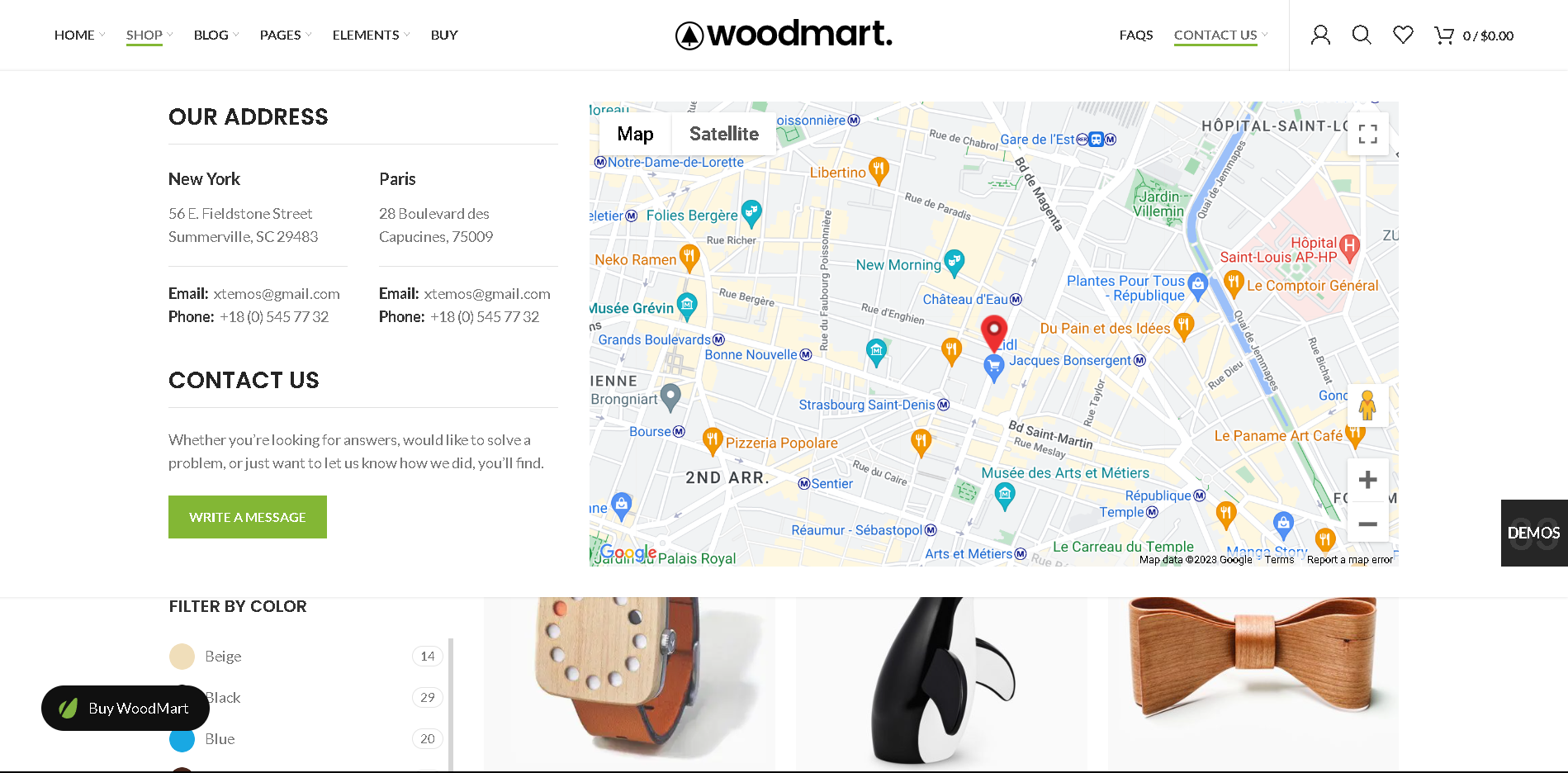 WoodMart Customer Support