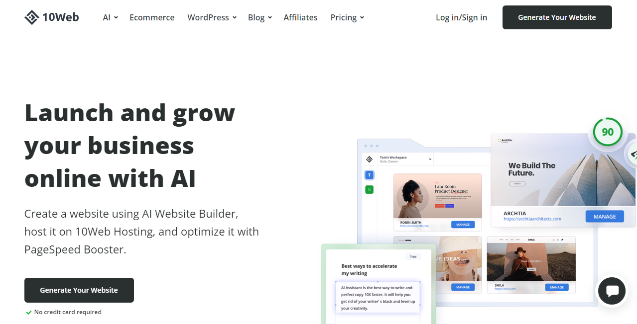 10Web AI Assistant