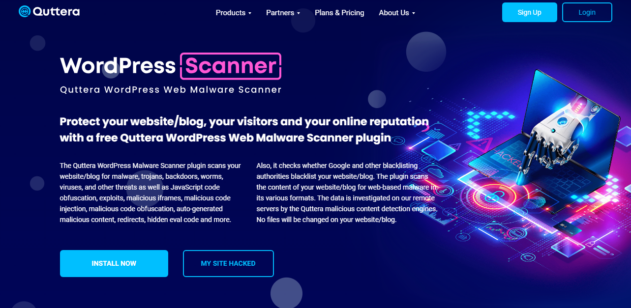 Quettra Malware Website Scanner