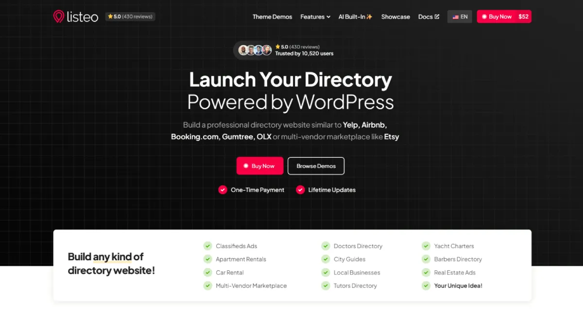 Listeo: The Leading Directory Theme for WordPress