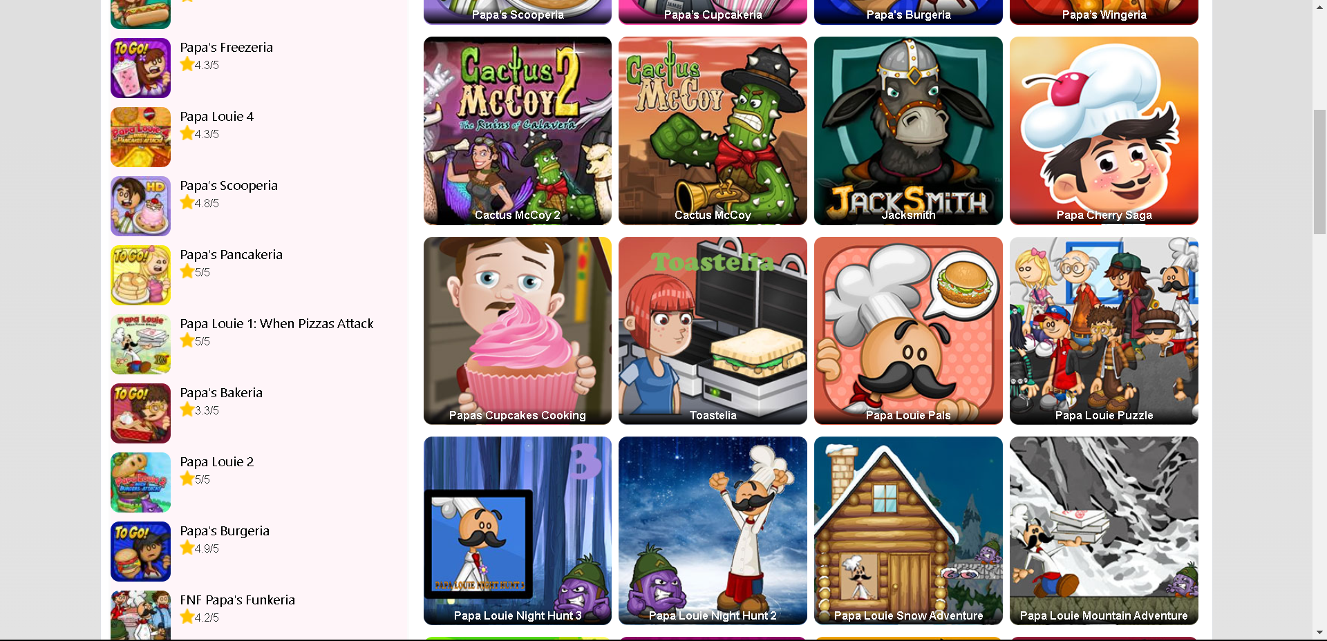 Papas-games.com Gaming