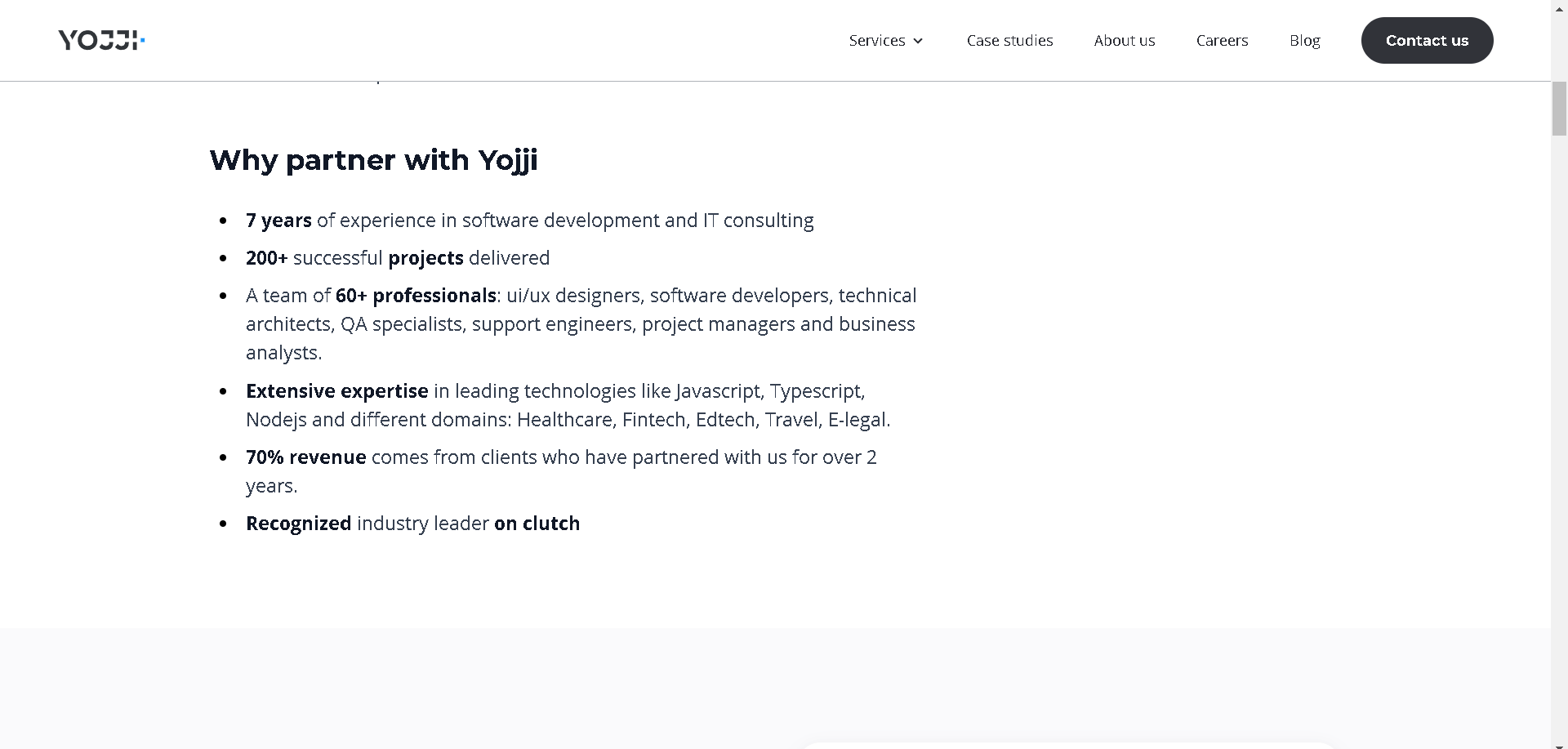 Yojji Software Delivering Excellence