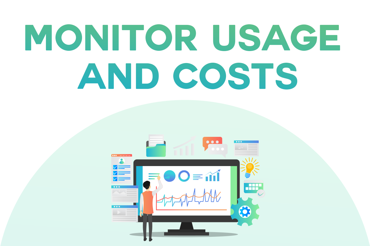 Monitor usage and costs