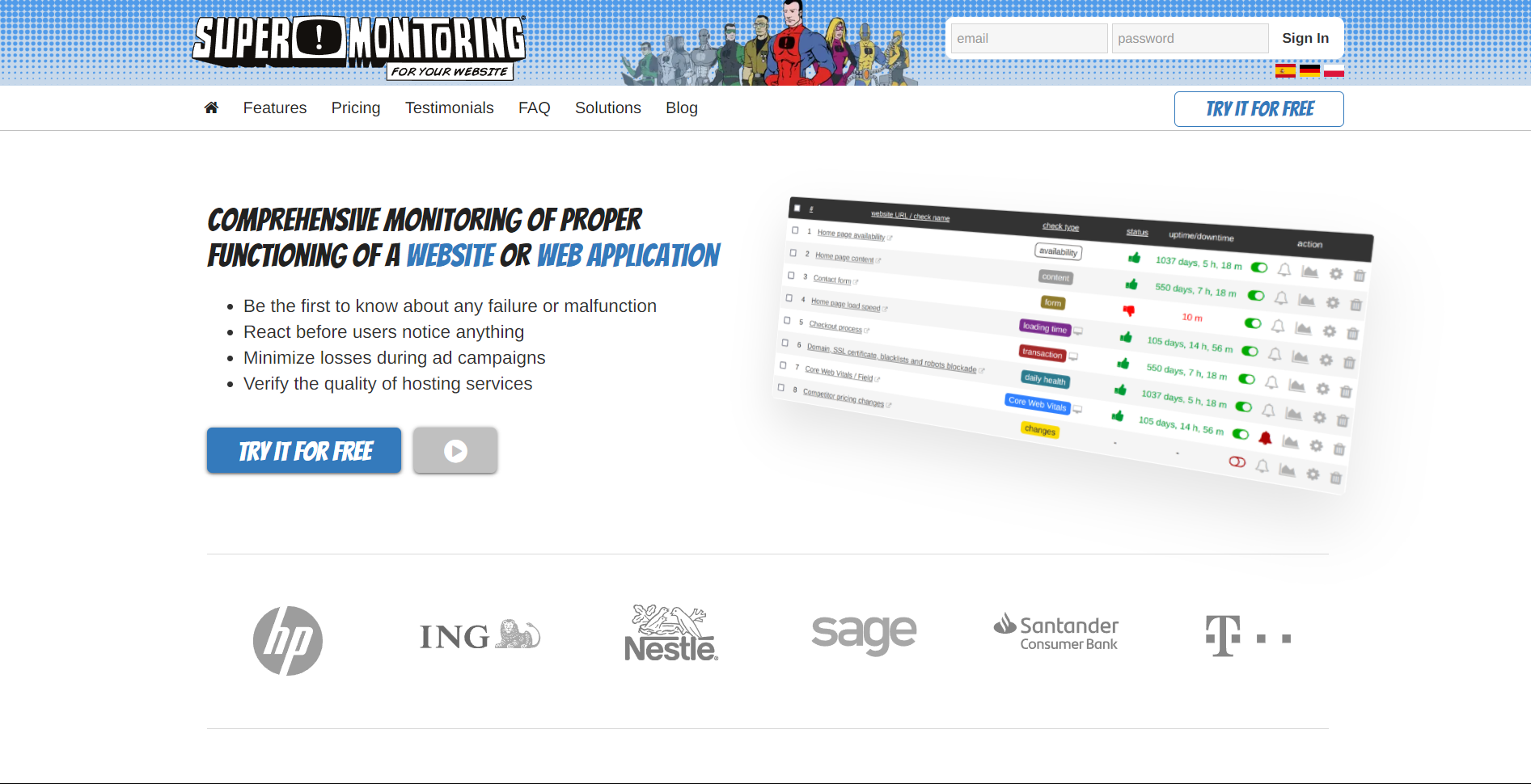 WordPress Monitoring