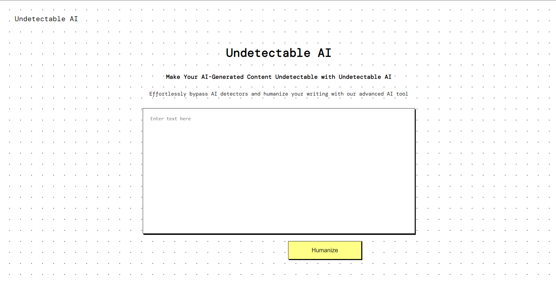 Undetectable AI