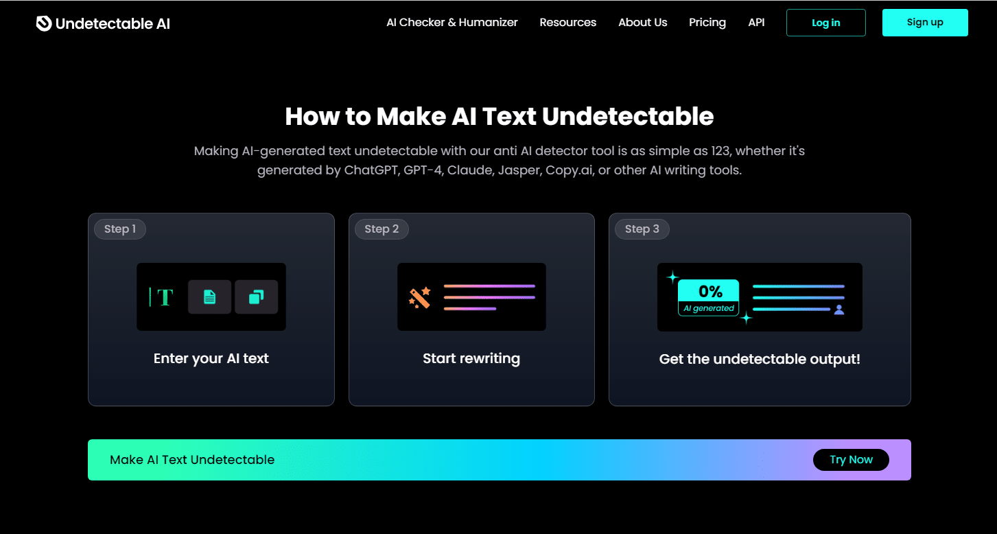 How Undetectable AI Operations
