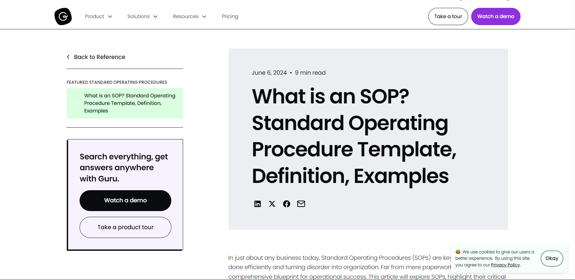 SOPs And Ticketing Systems