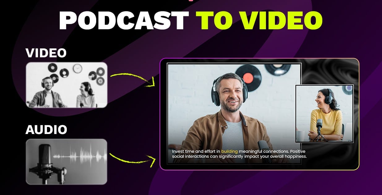 Podcast to Video