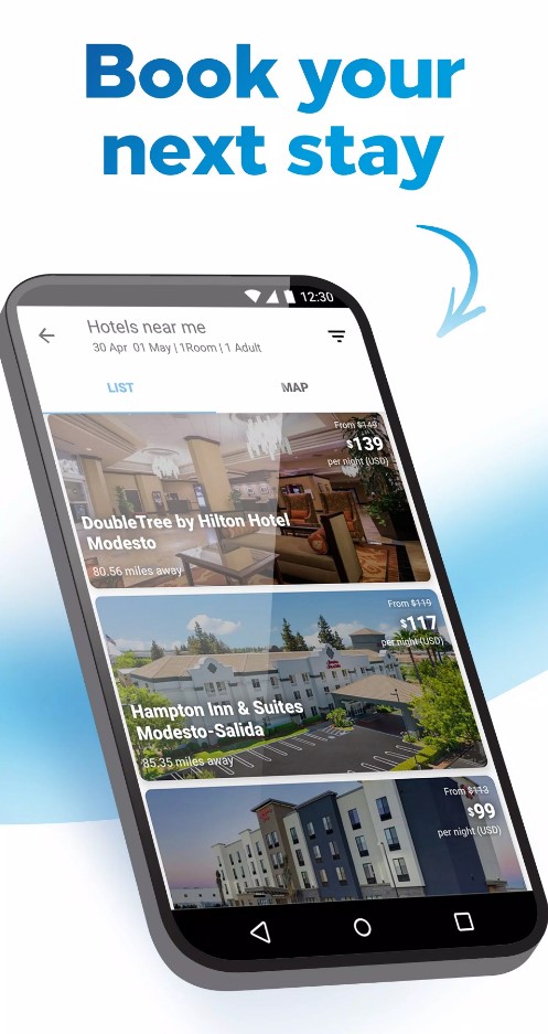Hilton Honors app