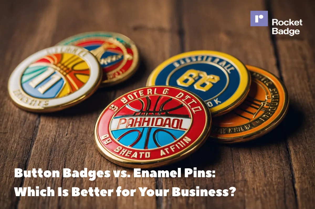 Button Badges vs. Enamel Pins: Which Is Better for Your Business?