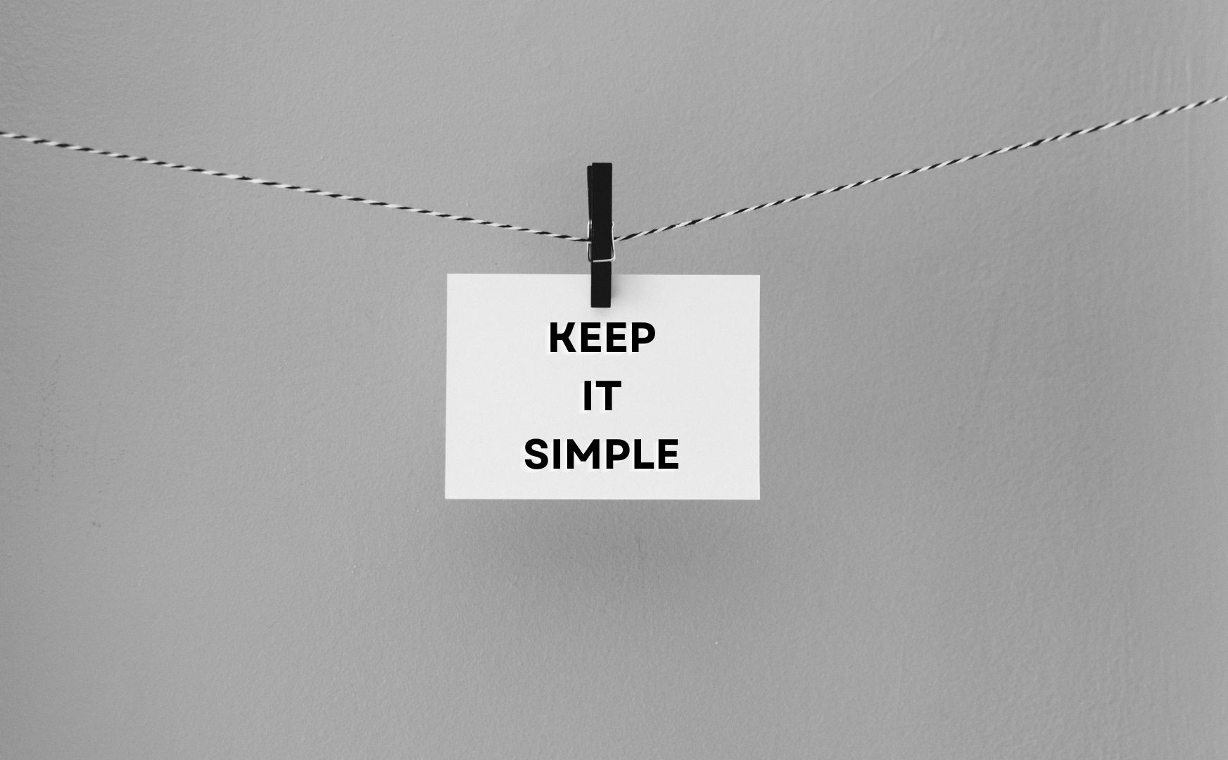 Keep It Simple