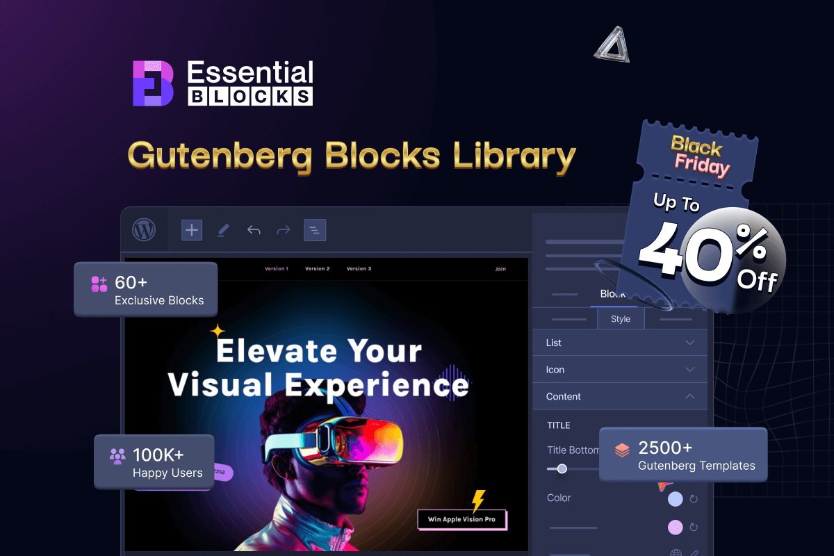 Essential Blocks for Gutenberg