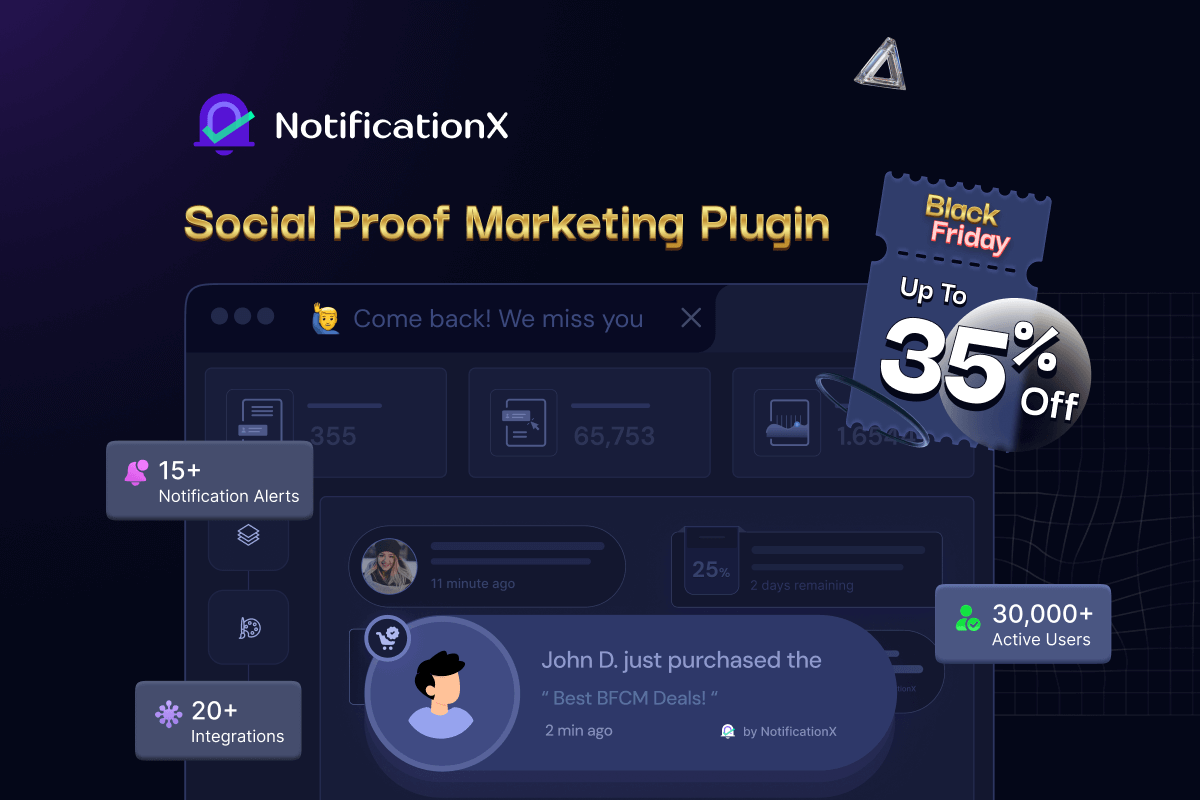 NotificationX - Marketing Engagement Tool