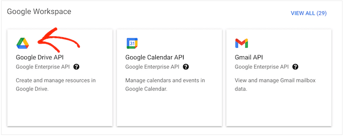 Google drive API