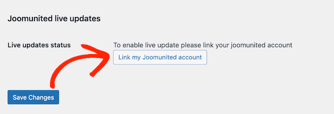 Link Joomunited account