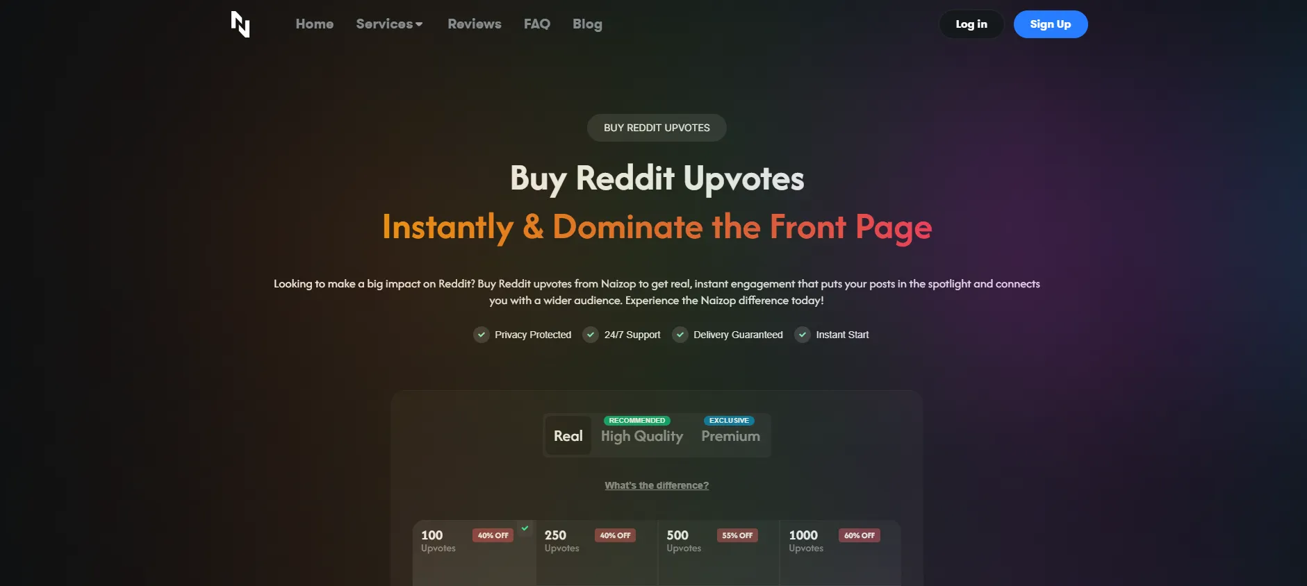 NAIZOP Reddit Upvotes 