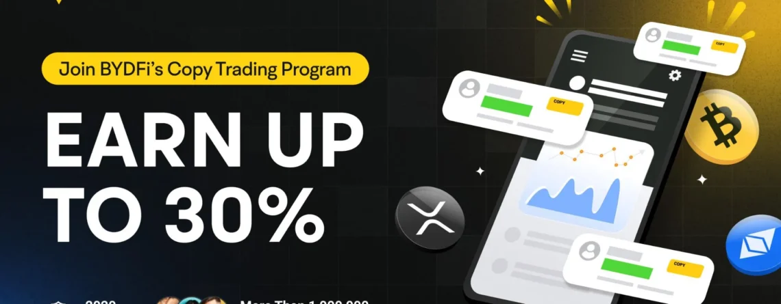 BYDFi Launches Contract Copy Trading Leader Participation Program with Up to 30% Profit Sharing