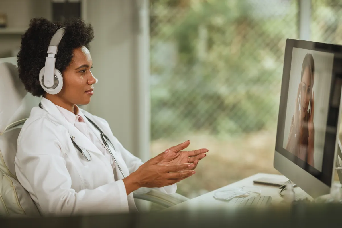 A Wellness Virtual Assistant managing client schedules and wellness program tasks online