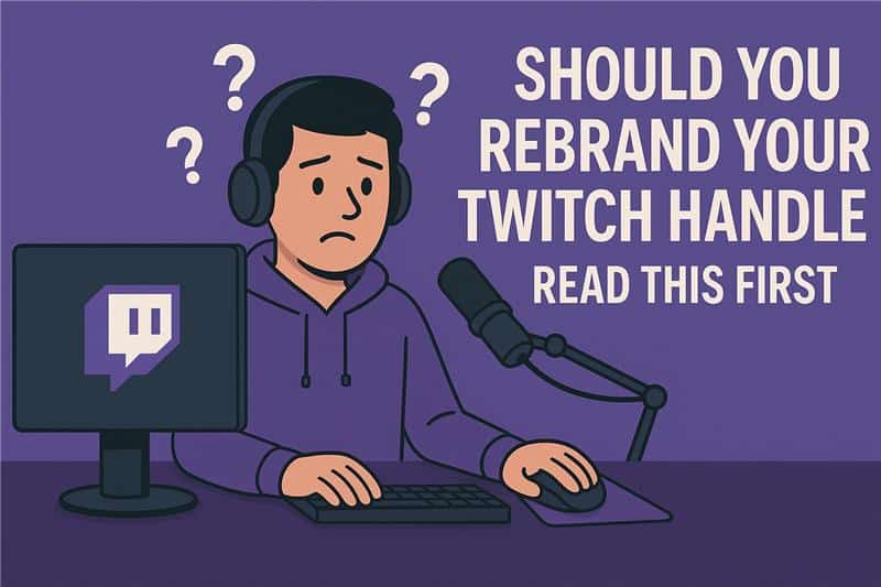 Rebrand Twitch Handle