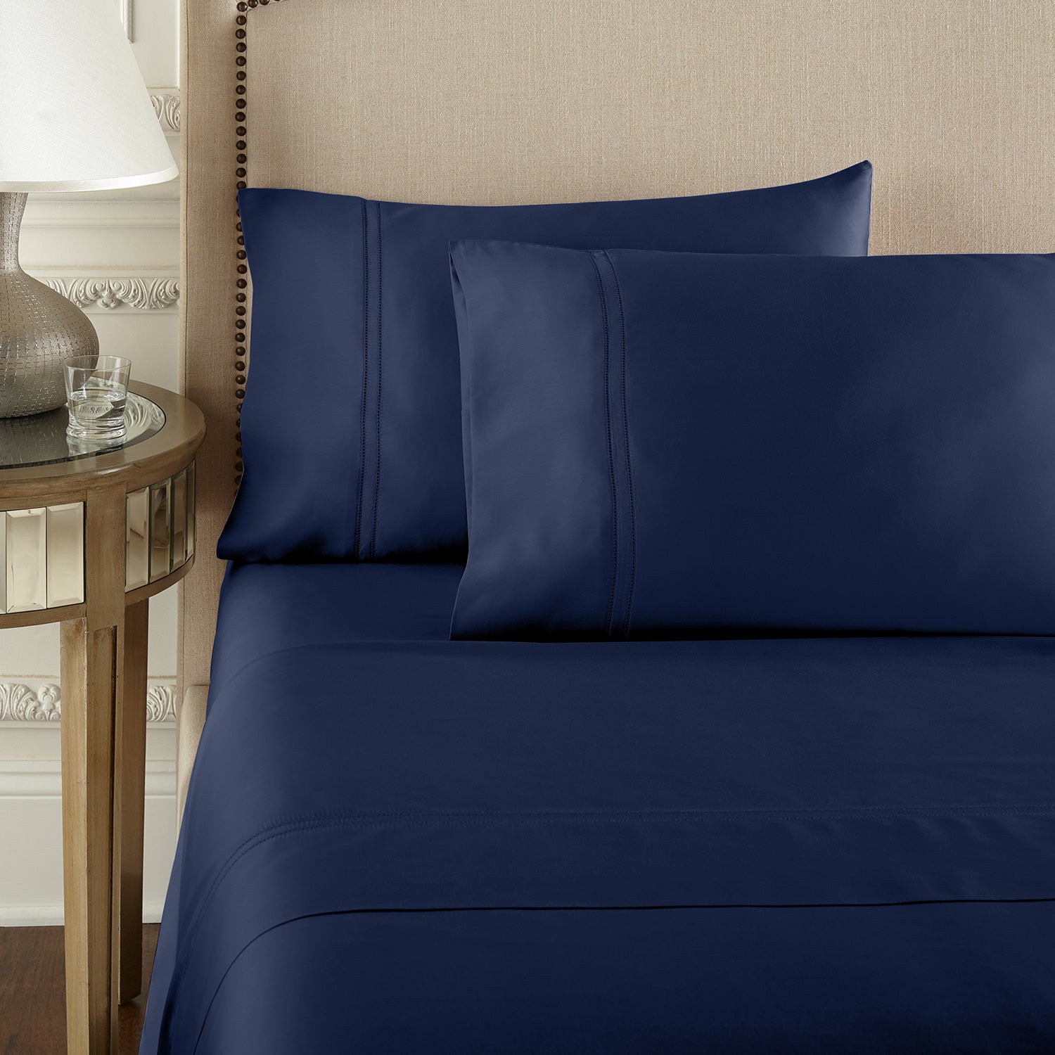 Pure Parima pillows and Egyptian cotton sheets