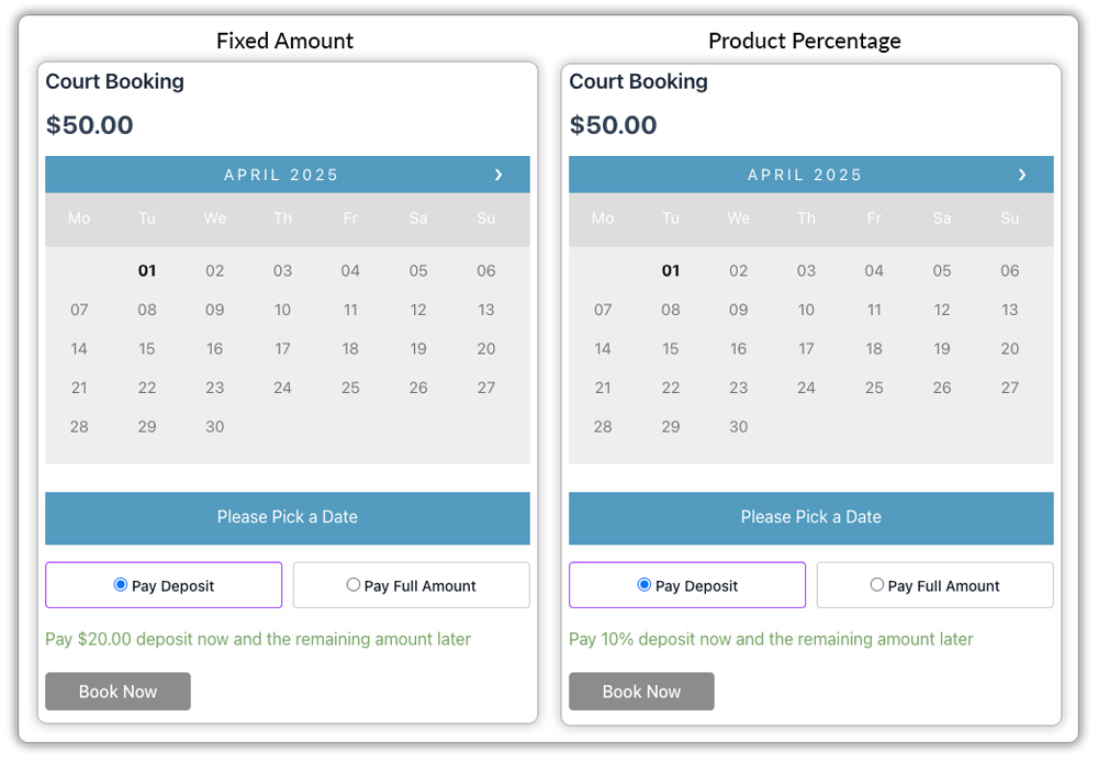 WooCommerce deposits plugin 