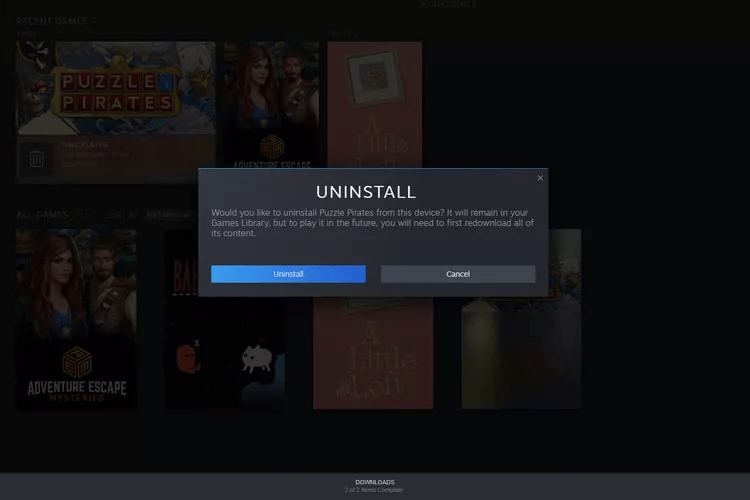 How to uninstall a Steam game using Master Uninstaller?