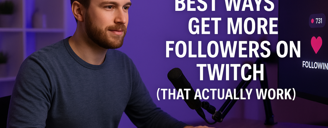 Get more followers on Twitch
