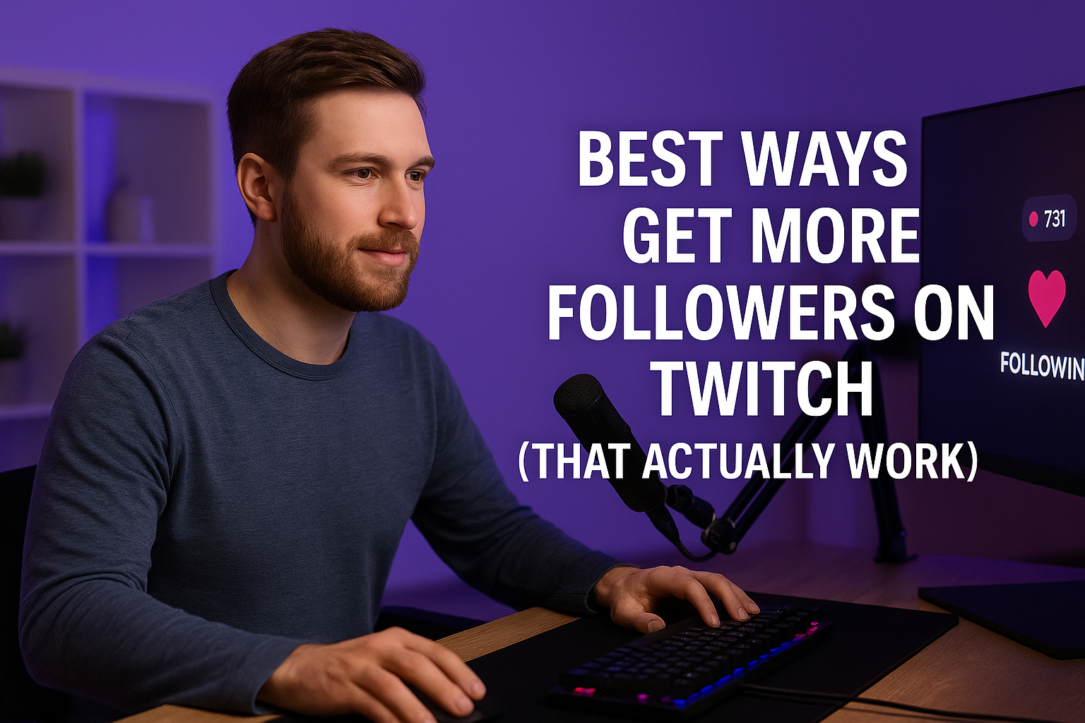 Get more followers on Twitch