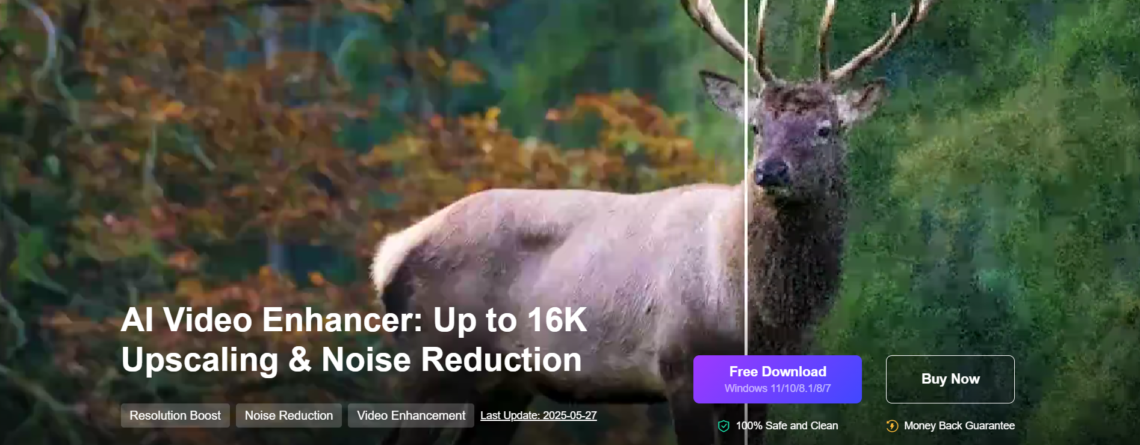 AI video enhancer