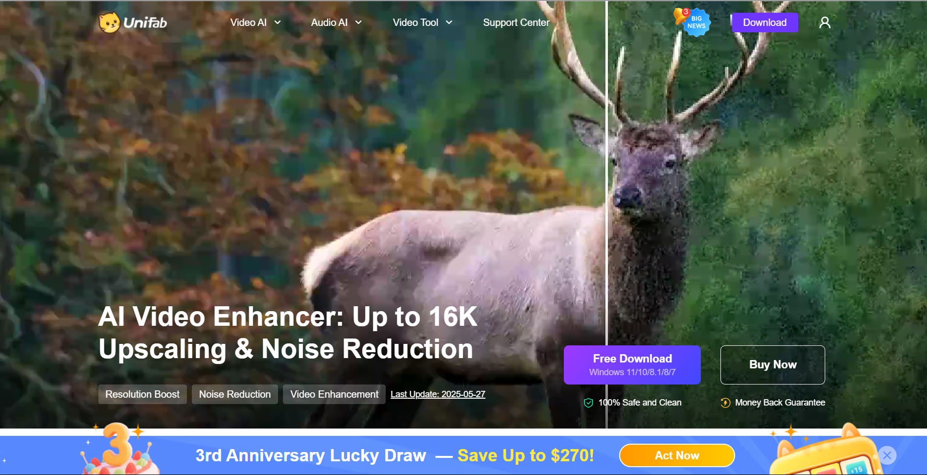 AI video enhancer