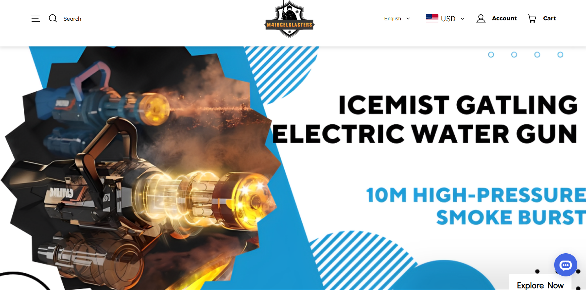 M416GelBlasters water gun and gel blaster combo