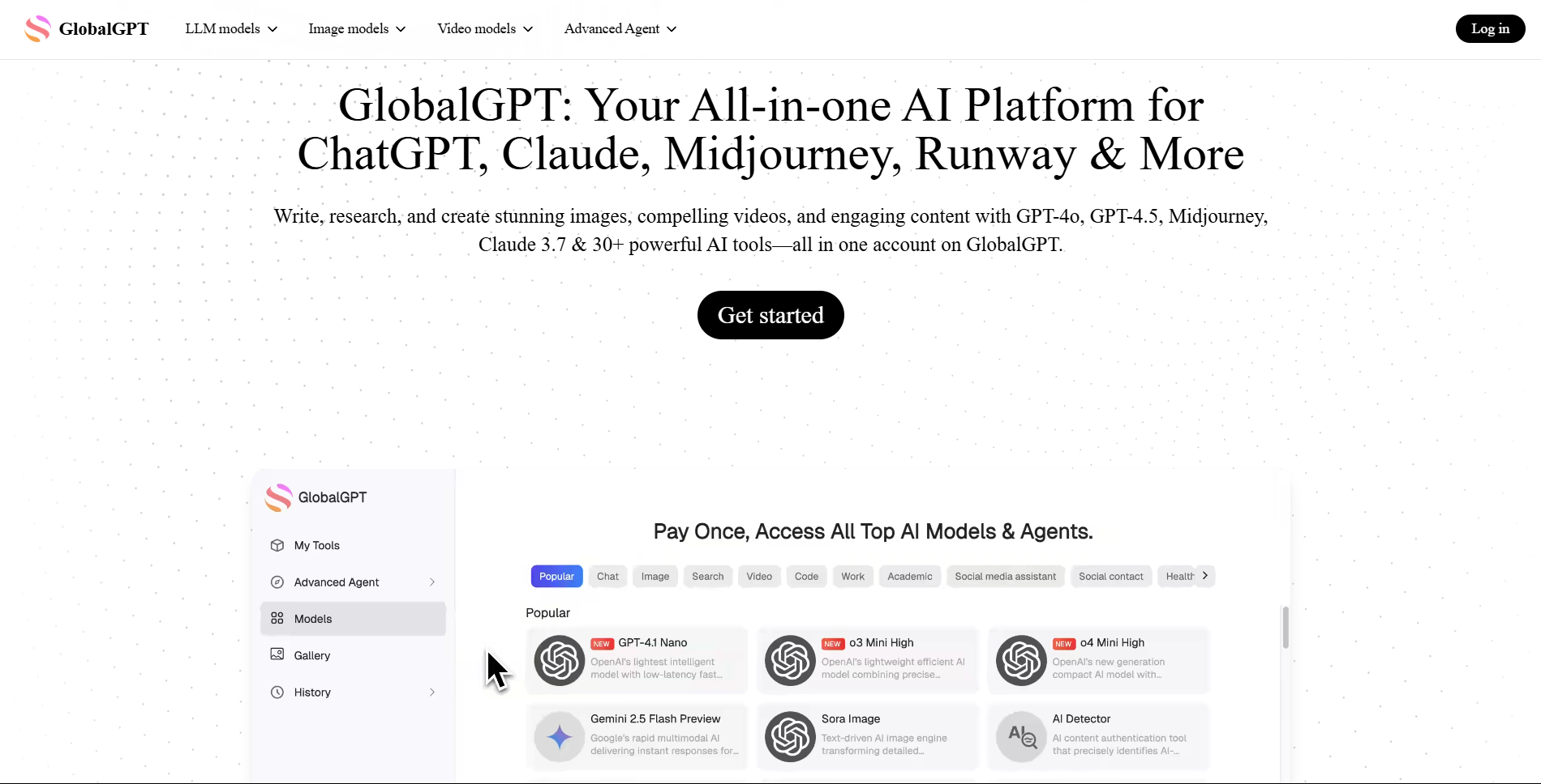 All-in-one AI platform