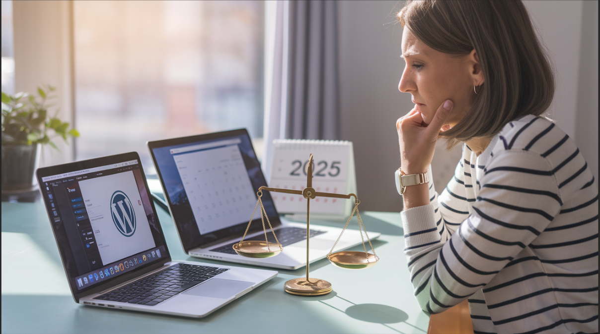 WordPress vs Blogger 2025 