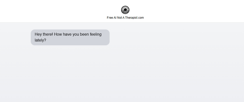 Free AI Not a Therapist